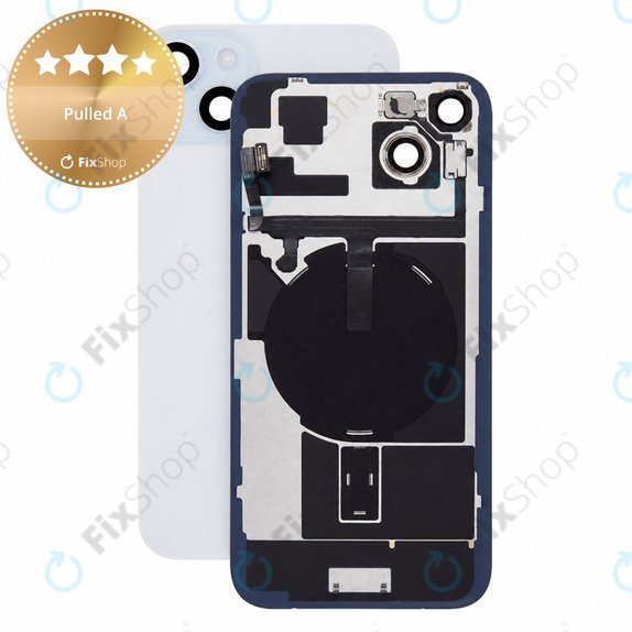 Glas der Rückabdeckung für iPhone 15 Plus, Black, Pulled A