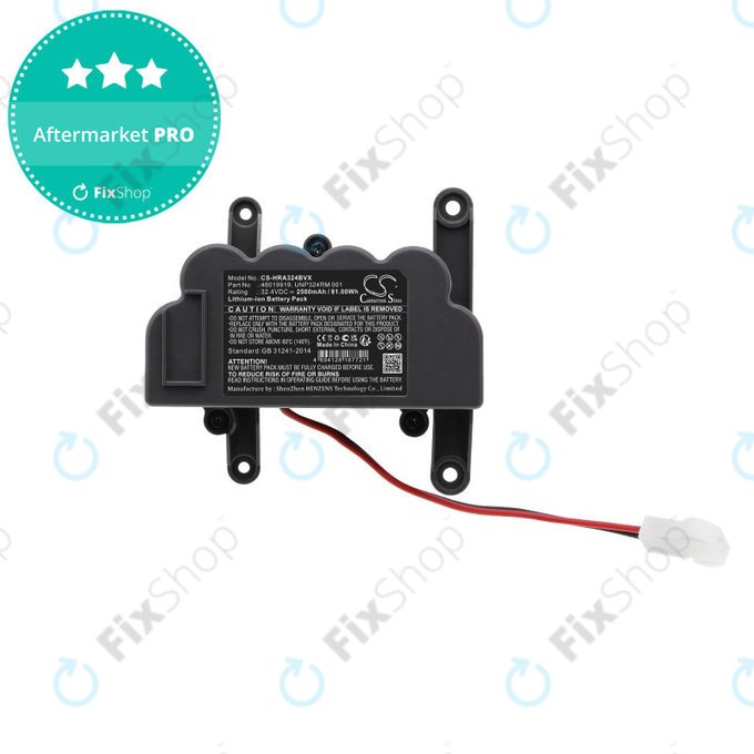 Batterie für Hoover ATV324LD 1011, UNP324RM 1001, 2500mAh, Li-Ion, 32.4V, 48019919, HQ