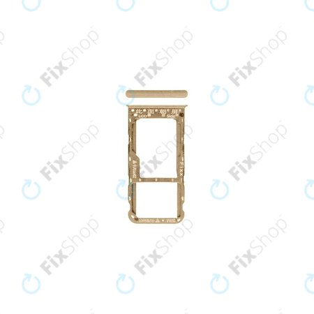 Huawei P smart FIG-L31 - SIM + SD Steckplatz Slot (Gold) - 51661HCU Genuine Service Pack