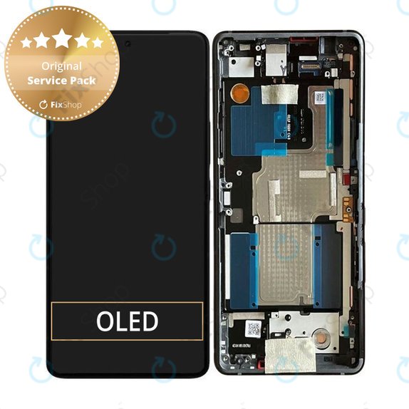 Asus Zenfone 11 Ultra - LCD Display + Touchscreen Front Glas + Rahmen (Eternal Black) - B90AI00N1-R20010 Genuine Service Pack