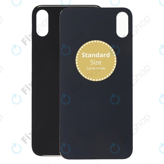 Apple iPhone XS Max - Backcover Glas (Space Gray)