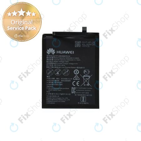 Huawei Mate 10 Lite, Honor 7X, Nova 2 Plus, P Smart Plus (Nova 3i), P30 Lite, P30 Lite 2020 - Akku Batterie HB356687ECW 3240mAh - 24022598, 24022698, 24022872 Genuine Service Pack