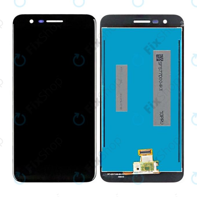 LG K10/K11 (2018) - LCD Display + Touchscreen front Glas (Schwarz) - EAT63673201