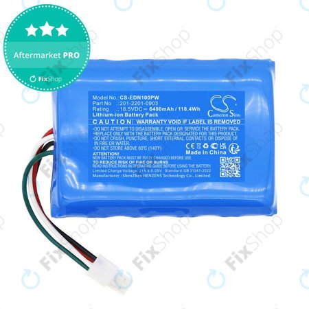 Akku batterie für Ecovacs BAIZE, G1-800, GX-600, GOAT G1, 6400mAh, Li-Ion, 18.5V, 201-2201-0903, HQ