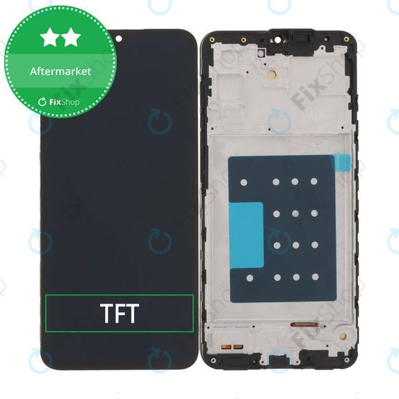 Samsung Galaxy A17 A176B - LCD Display + Touchscreen Front Glas + Rahmen (Black) TFT
