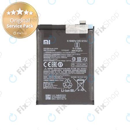 Xiaomi Redmi Note 10, Note 10S M2101K7BG M2101K7BI - Akku Batterie BN59 5000mAh - 46020000645Z Genuine Service Pack