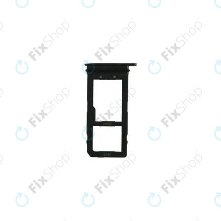 HTC U11 - SIM + SD Steckplatz Slot (Brilliant Black) - 72H0A209-02M Genuine Service Pack
