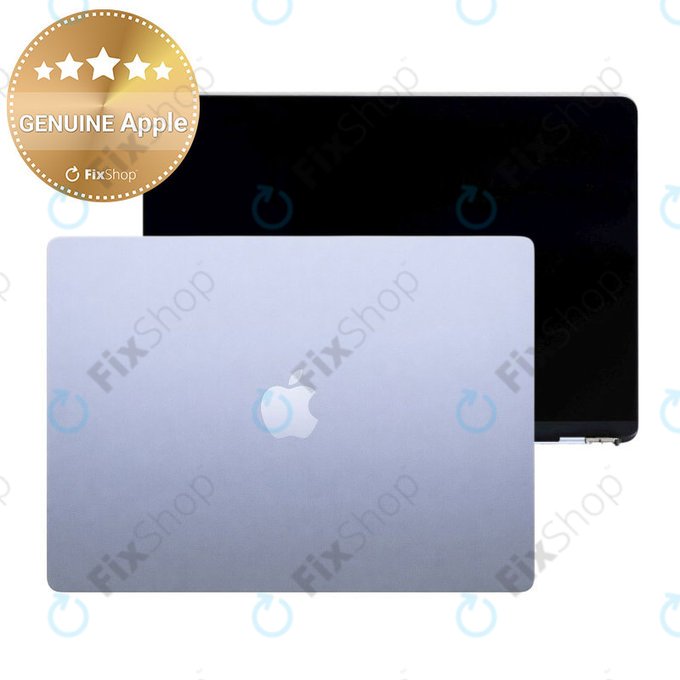 LCD-Display für MacBook Air 15", A3241 (2025), mit Frontglas und Deckel, Sky Blue, 661-50132, Genuine Apple