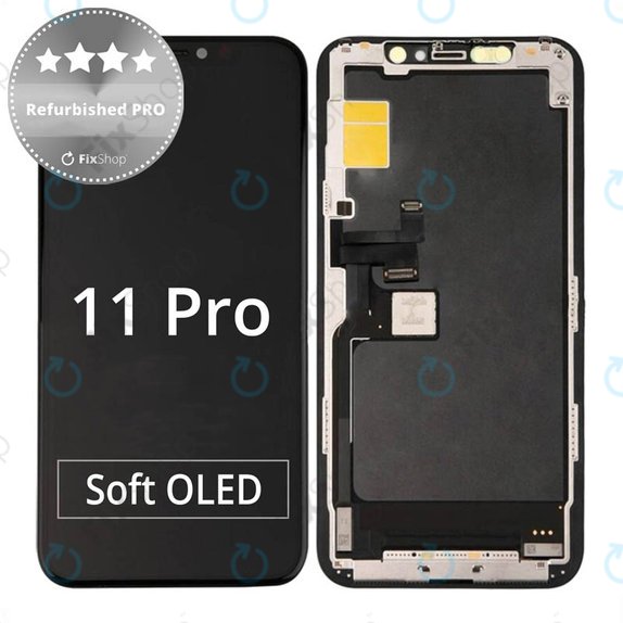 Apple iPhone 11 Pro - LCD Display + Touchscreen Front Glas + Rahmen Refurbished PRO