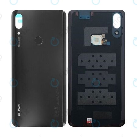 Huawei P Smart Z - Akkudeckel + Fingerprint Sensor (Midnight Black) - 02352RRK Genuine Service Pack