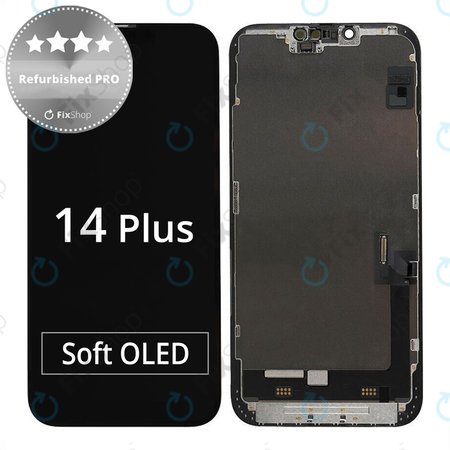 Apple iPhone 14 Plus - LCD Display + Touchscreen Front Glas + Rahmen Refurbished PRO