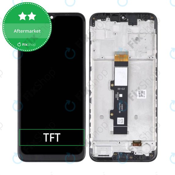 Motorola Moto G10 XT2127 - LCD Display + Touchscreen Front Glas + Rahmen (Aurora Gray) TFT