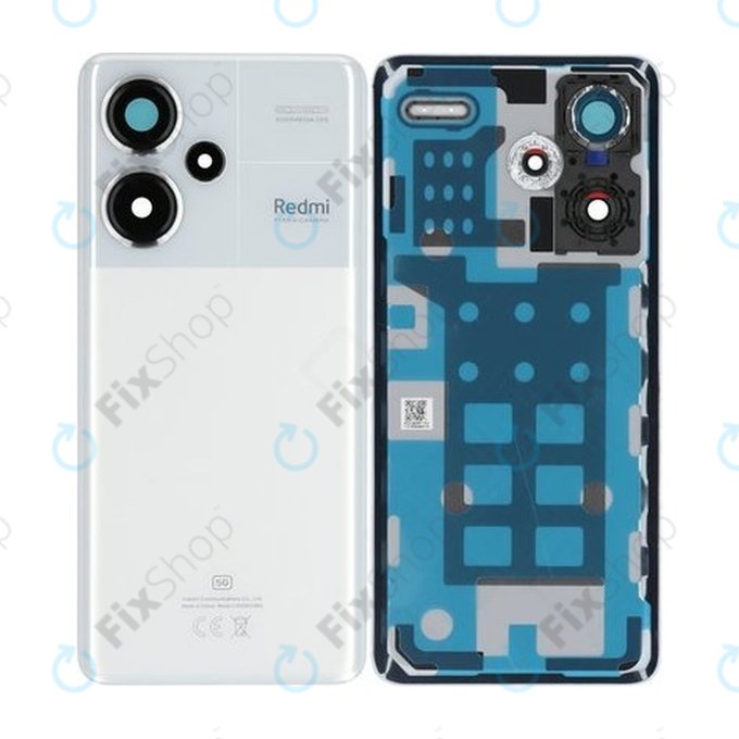 Xiaomi Redmi Note 13 Pro+ 23090RA98C - Akkudeckel (Moonlight White) - 560033N16U00 Genuine Service Pack