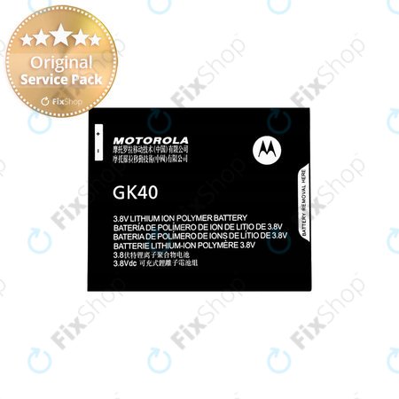 Motorola Moto E4 XT1761, Moto G5 XT1675, Moto E5 Play - Akku Batterie GK40 2800mAh - SNN5976A Genuine Service Pack