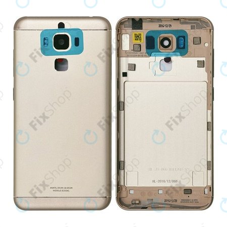 Asus Zenfone 3 Max ZC553KL (X00DD) - Akkudeckel + Kameraglas (Gold)