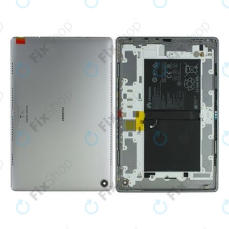 Huawei MediaPad M5 10.8 Wifi - Akkudeckel + Akku Batterie (Space Grey) - 02351VTS