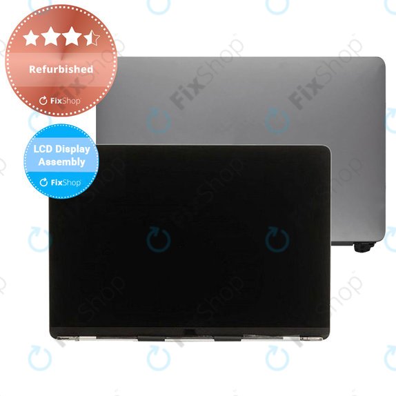 Apple MacBook Pro 13" A1706 (Late 2016 - Mid 2017) - LCD Display + Frontglas + Abdeckung (Space Gray) Refurbished