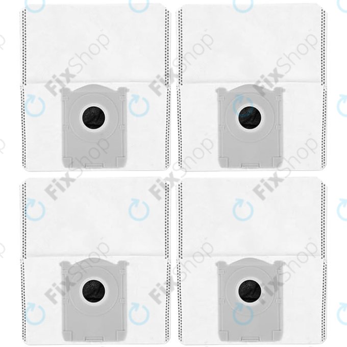 Staubbeutel, 4 Stk. für Ecovacs Deebot T30c, T50-series, T80-series, X8-series, X9 Pro-series