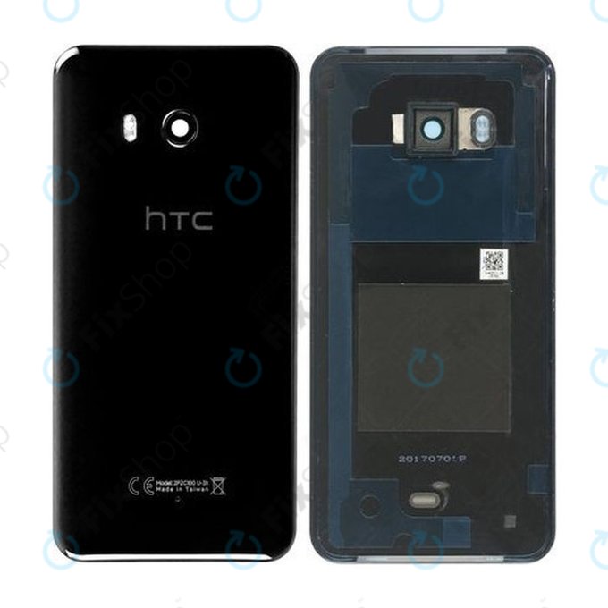 HTC U11 - Akkudeckel (Schwarz) - 74H03337-13M Genuine Service Pack