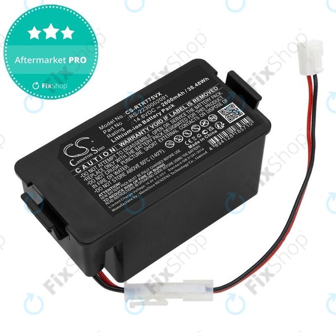 Rowenta RR7774, RR7755, Tefal RG7765 - Akku Batterie RS-2230002091 Li-Ion 14.8V 2600mAh HQ