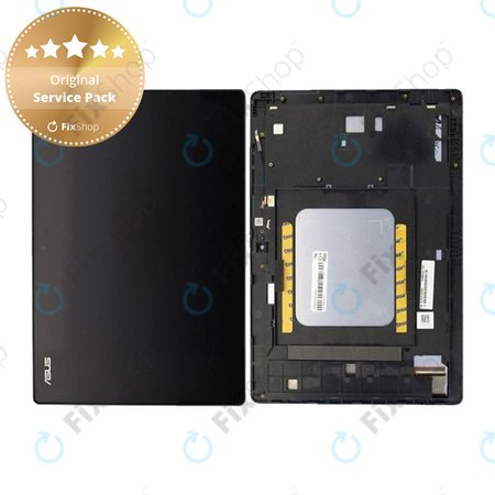 Asus ZenPad 10 Z301M (P028) - LCD Display + Touchscreen Front Glas + Rahmen (Gray - Silver) - 90NP0283-R20010 Genuine Service Pack