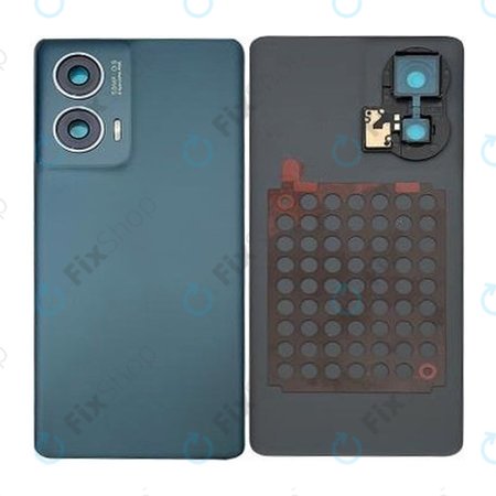 Motorola Edge 50 Fusion - Akkudeckel Komplett (Forest Blue)