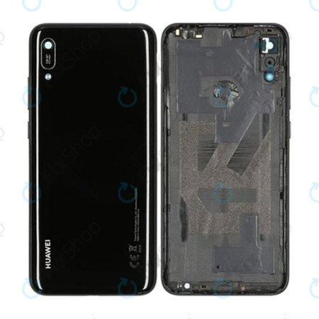 Huawei Y6 (2019) - Akkudeckel (Midnight Black) - 02352LYH, 02352LYB, 02352QCC Genuine Service Pack