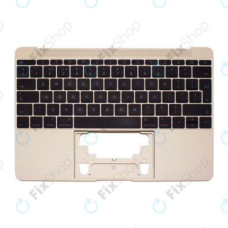Apple MacBook 12" A1534 (Early 2015 - Mid 2017) - Oberer Rahmen Tastatur + Tastatur UK (Gold)