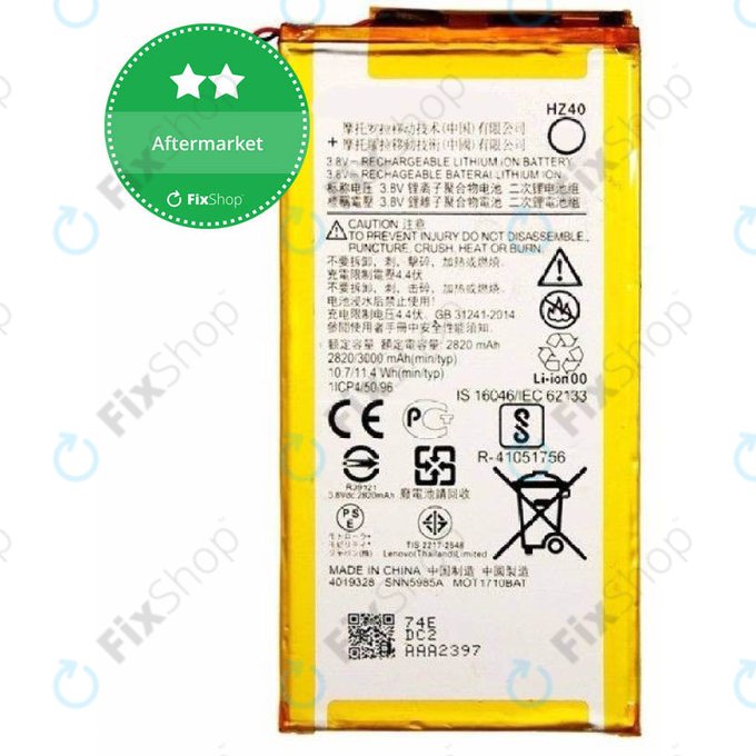 Motorola Moto Z2 Play XT1710-09 - Akku Batterie HZ40 3000mAh
