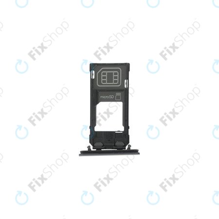Sony Xperia XZ2 Compact - SIM Steckplatz Slot (Liquid Black) - 1313-0940 Genuine Service Pack
