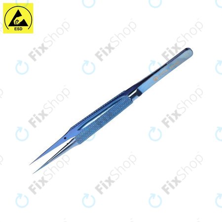 2UUL BlueT Gerader Kopf - Pinzette aus Titanlegierung für präzisen Drahtsprung (0,1 mm)