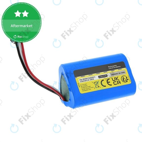 Ecovacs Deebot Slim-series, DA-series, D-series - Akku Batterie DA60-Darfon Li-Ion 10.8V 3400mAh