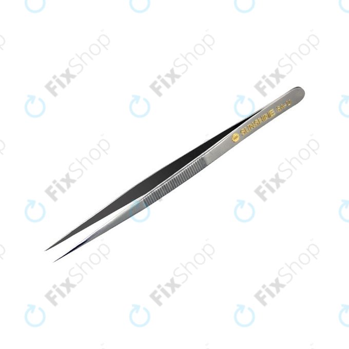 Sunshine SA-11 - Metallpinzette mit Gerader Spitze (138mm)