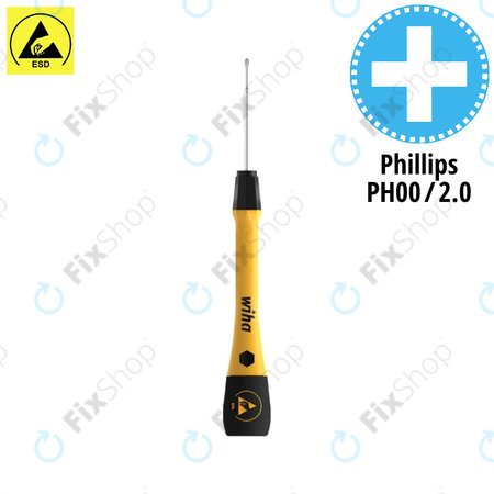 Wiha PicoFinish® ESD 271P - Präzisionsschraubendreher - Phillips PH00 (2,0mm)