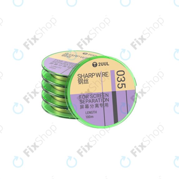 Schneiddraht zur Displaytrennung, 2UUL GS-035, 0.035mm x 100m