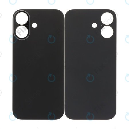 Apple iPhone 17 - Backcover Glas Vergrössertes Ringloch für die Kamera (Black)