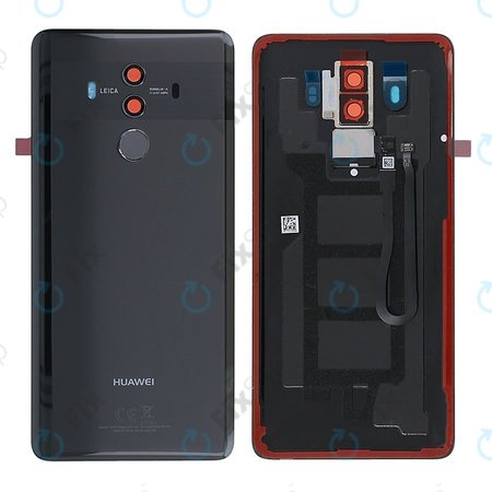 Huawei Mate 10 Pro BLA-L29 - Akkudeckel + Fingerprint Sensor (Titanium Gray) - 02351RWG Genuine Service Pack