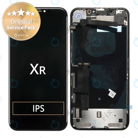 Apple iPhone XR - LCD Display + Touchscreen Front Glas + Rahmen - 661-11232 Genuine Service Pack
