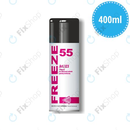 Freeze 55 - Gefrierspray -55°C (entflammbar, nicht leitend) - 400ml