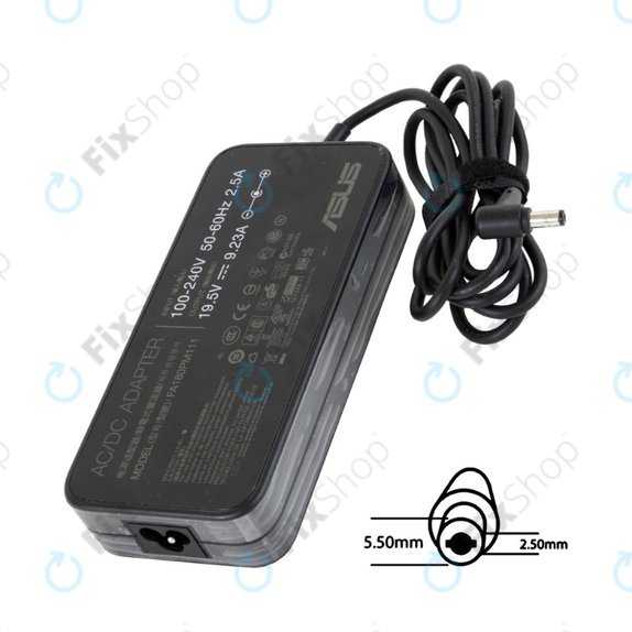 Ladeadapter für Asus, B0A001-00260600, 180W, 19.5V, Genuine Service Pack