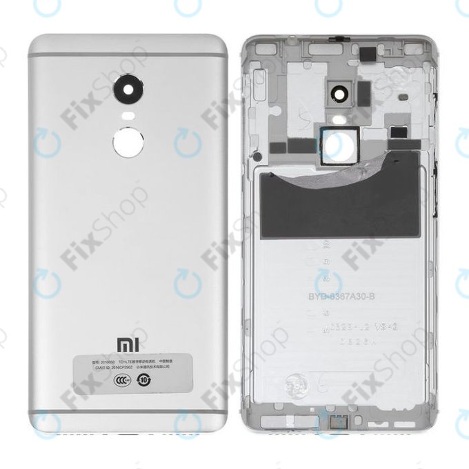 Xiaomi Redmi Note 4 - Akkudeckel (Silver)
