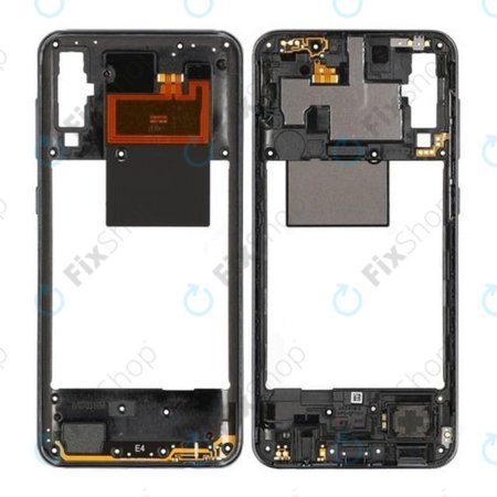 Samsung Galaxy A50 A505F - Mittlerer Rahmen (Black) - GH97-23209A Genuine Service Pack