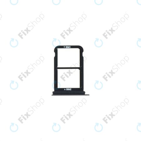 Huawei P20 - SIM + SD Steckplatz Slot (Black) - 51661JBA Genuine Service Pack