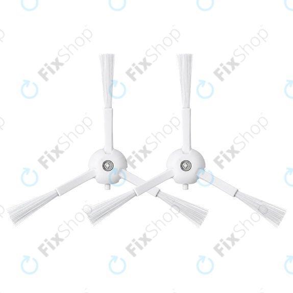 Seitenbürste, 2 Stk., Weiß für Roborock S8 MaxV Ultra, S8 Max Ultra
