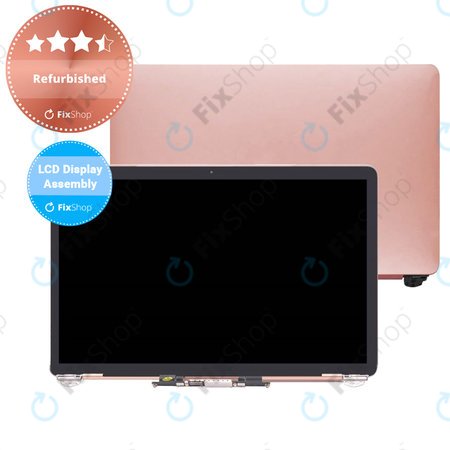 Apple MacBook Air 13" A1932 (2018) - LCD Display + Frontglas + Abdeckung (Gold) Refurbished