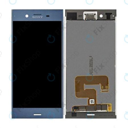 Sony Xperia XZ1 G8341 - LCD Display + Touchscreen front Glas (Blau) - 1309-6838