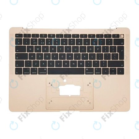 Apple MacBook Air 13" A1932 (2018 - 2019) - Oberer Rahmen Tastatur + Tastatur UK (Gold)