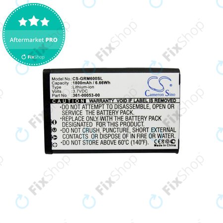 Akku batterie für Garmin Alpha 200, Montana 600t Camo, 1800mAh, Li-Ion, 3.7V, 361-00053-00, HQ