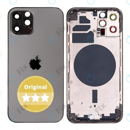 Apple iPhone 12 Pro - Backcover (Graphite/Grey) Original