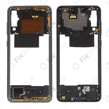 Samsung Galaxy A70 A705F - Mittlerer Rahmen (Black) - GH97-23258A, GH97-23445A Genuine Service Pack